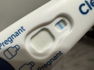 Faint positive line but negative digital tests