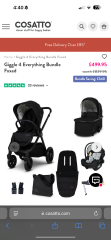 My babiie prams / travel systems / cosatto