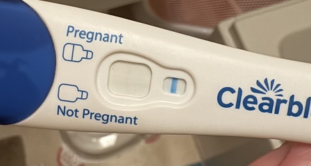 7dpo faint positive ?!!?