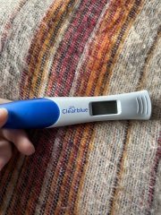 Digital clear blue tests