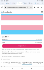 Dr Upton (opposing nurse Peggy in Fife) - someones started a crowd funder to treat 'her'!