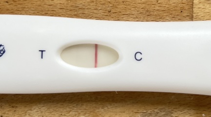 Faint positive or indent line?