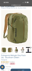 North Face Jester type backpack with waist strap