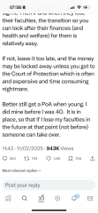 Elderly parents won't write wills or funeral plans.