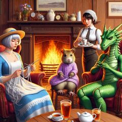 Roll up, Ladies and Gentlecreatures, the Bluestocking has been redecorated