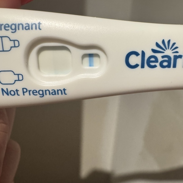 Clear blue test. Evap line or positive
