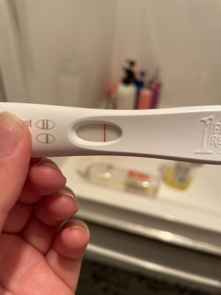 Pregnancy symptoms and test results