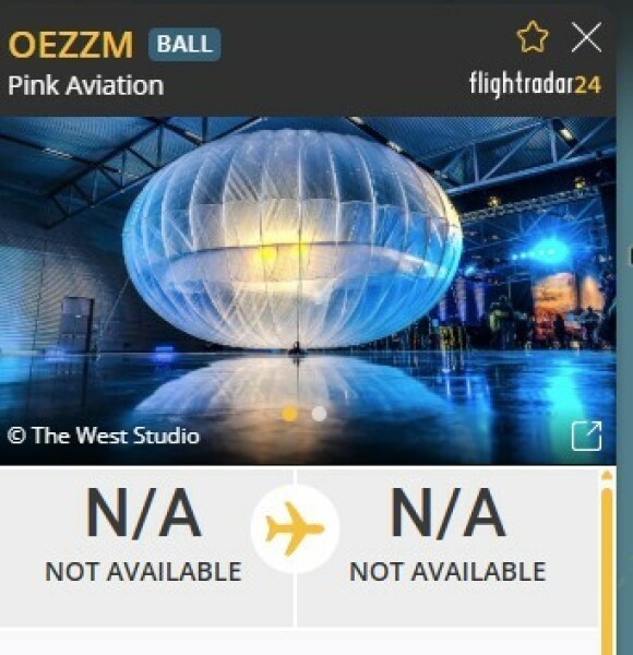 Flightradar 24.  What is the ball?!