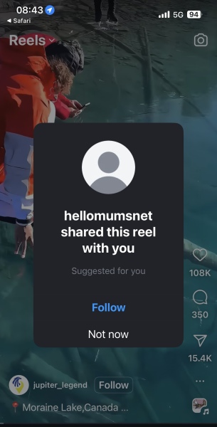 To warn MNers that if you post a link copied from your Facebook or Instagram account you’re outing yourseld
