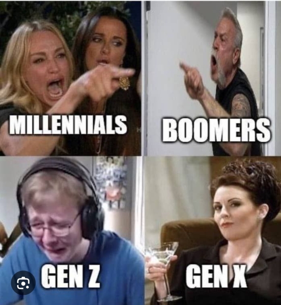 Let's talk about gen X because no other bugger does.