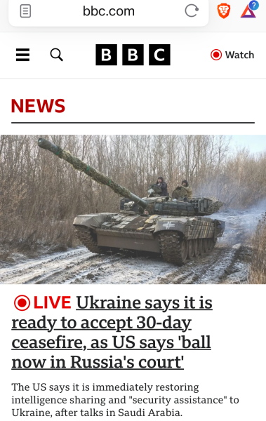 AIBU to be utterly horrified that the US has cut off military aid to Ukraine?