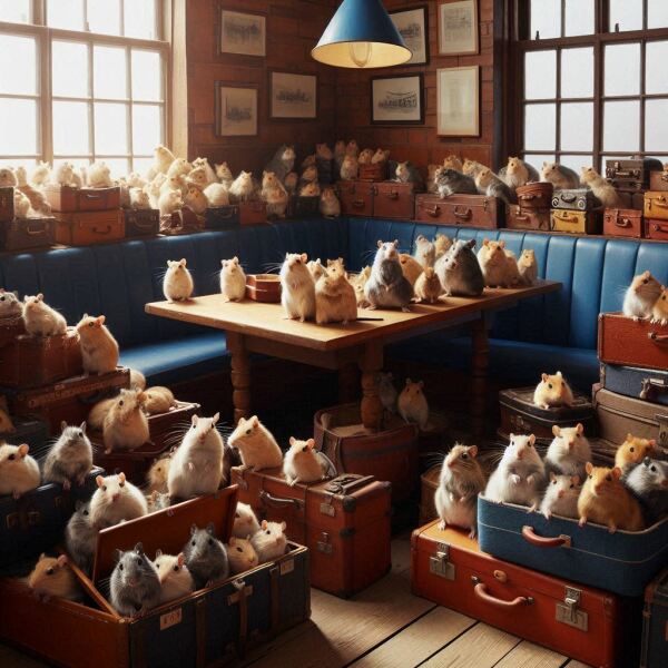 The Bluestocking - where Spring has sprung and the grass is riz.