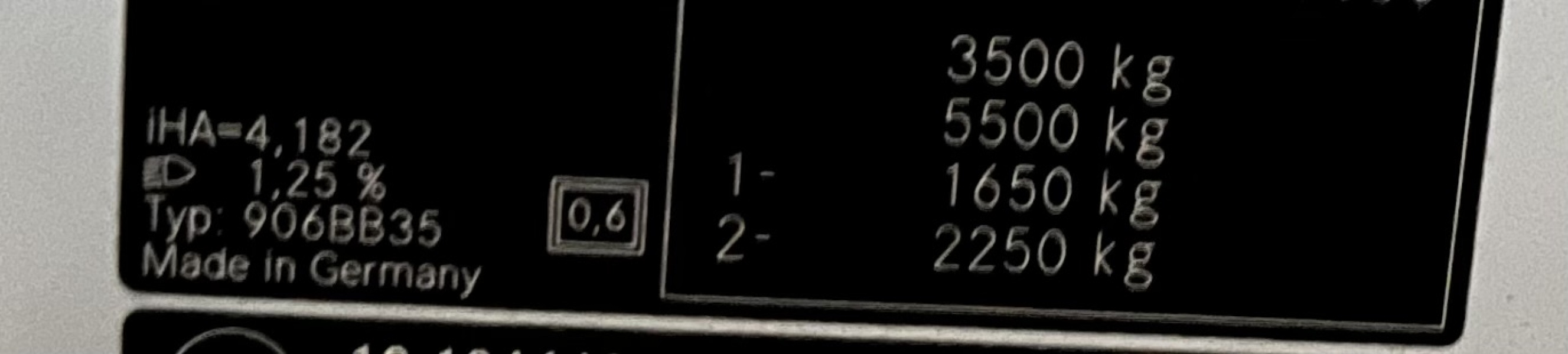 Maximum Authorised Mass??