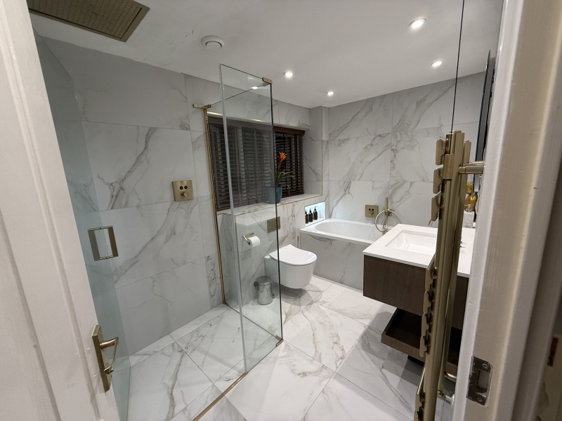 To ask you to show me your bathrooms?