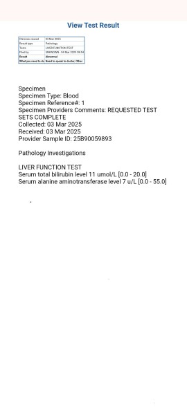 Blood test results - any medical bods around who can translate these results for me?