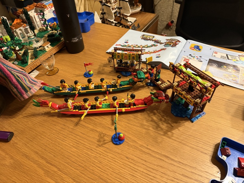 To show me your Lego collection?