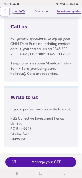 Urgent advice child trust fund natwest