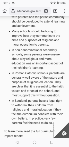 Compulsory religion? Can it be avoided?