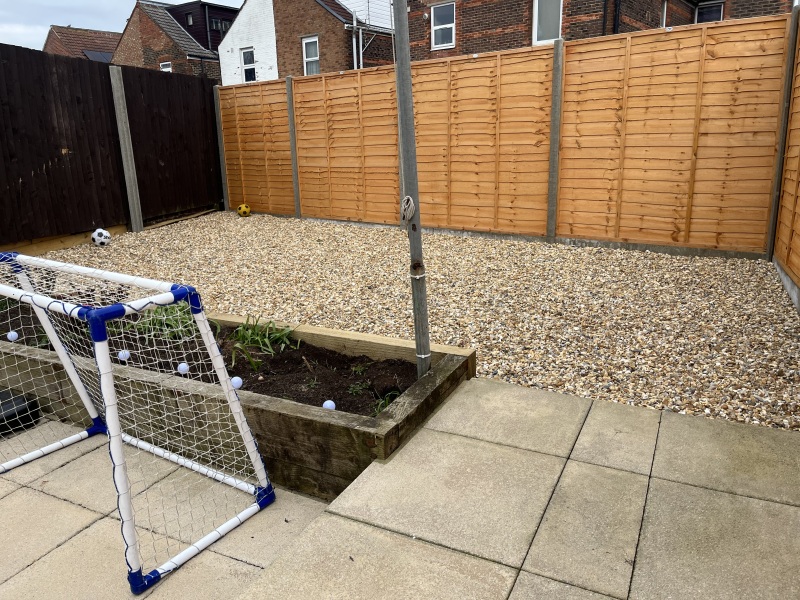 Ideas for this gravel section please?
