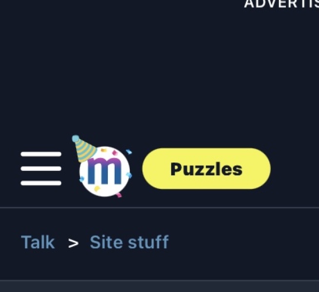 Logo with party hat?