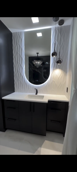 To ask you to show me your bathrooms?
