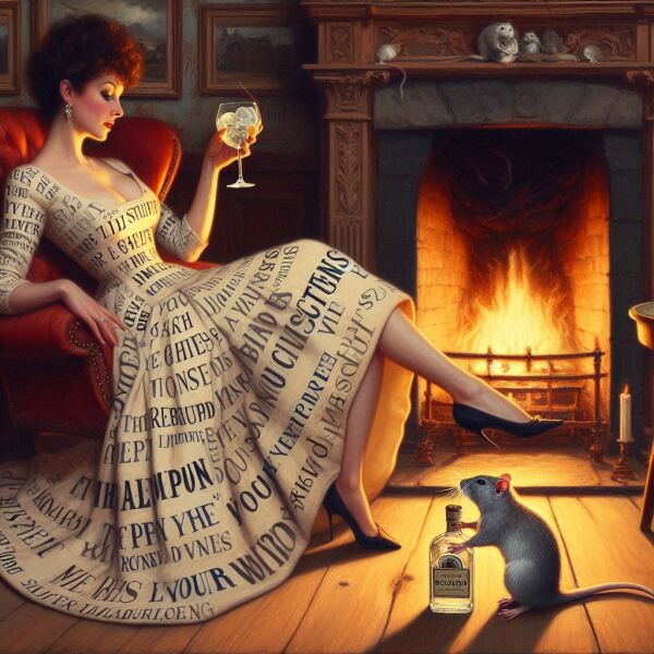 The Bluestocking - where Spring has sprung and the grass is riz.