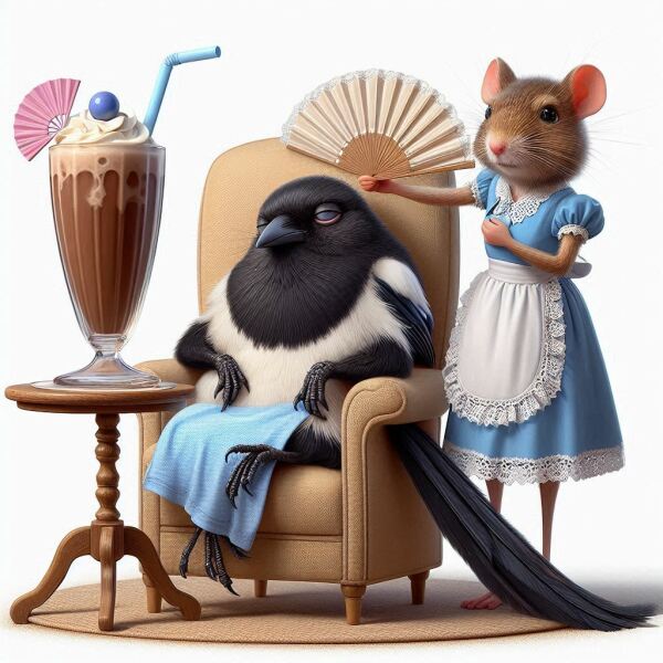 The Bluestocking - where Spring has sprung and the grass is riz.