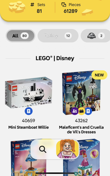 To show me your Lego collection?