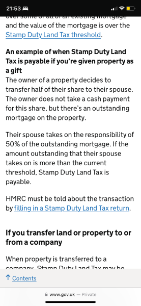 Adding name to mortgage/deeds - need to pay stamp duty??