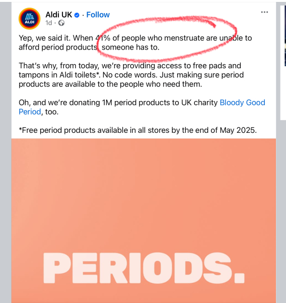 Aldi, they said it.