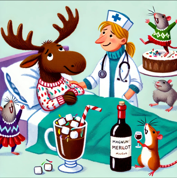 The Bluestocking - where Spring has sprung and the grass is riz.