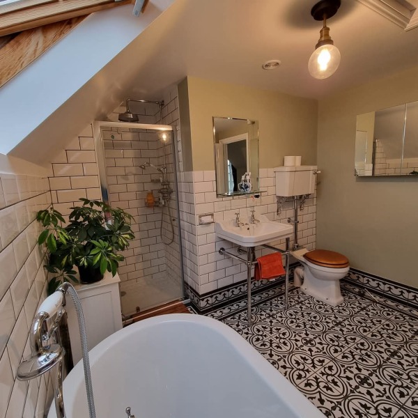 To ask you to show me your bathrooms?