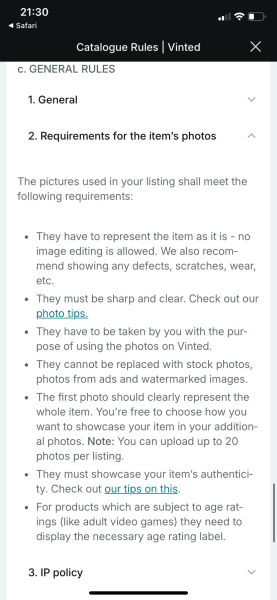 To think I've been ripped off / scammed? Vinted
