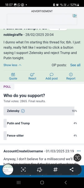 Can I ask about Russia?