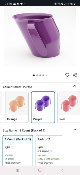 I can’t find a water cup / bottle that my six month old will use ➡️ constipation ➡️ help!