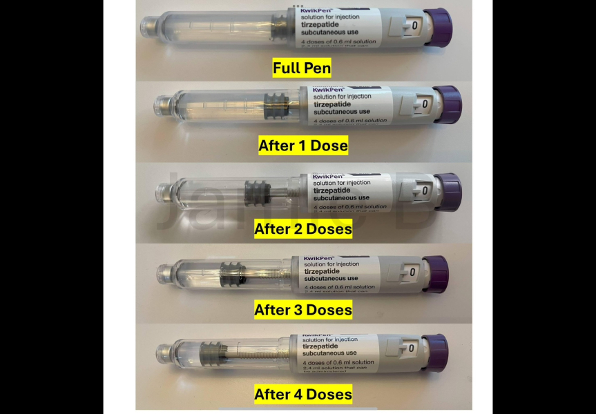 Yikes - have I taken three or four doses from this Mounjaro pen?