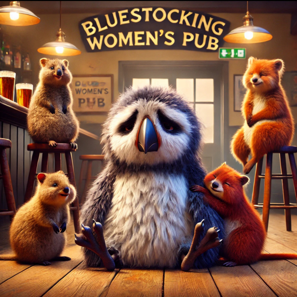 Roll up, Ladies and Gentlecreatures, the Bluestocking has been redecorated