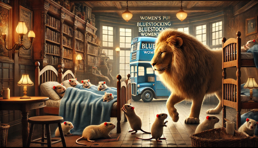 Roll up, Ladies and Gentlecreatures, the Bluestocking has been redecorated