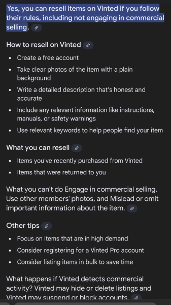 To think I've been ripped off / scammed? Vinted