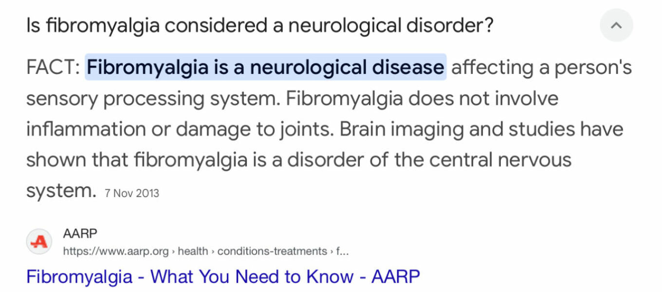 Fibromyalgia - be honest.