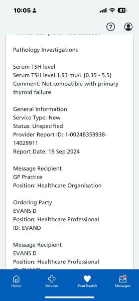 GP thinks I’m crazy!