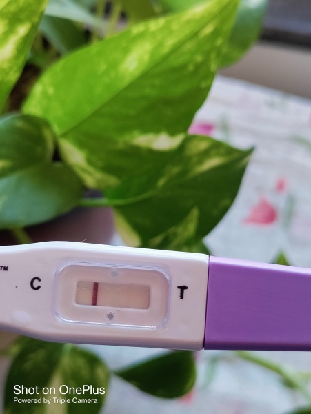 is it a positive line or evaporation line?