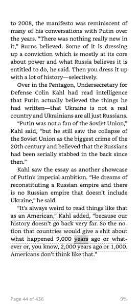 Can I ask about Russia?