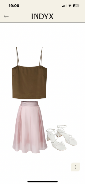 What top to wear with this skirt- wedding guest