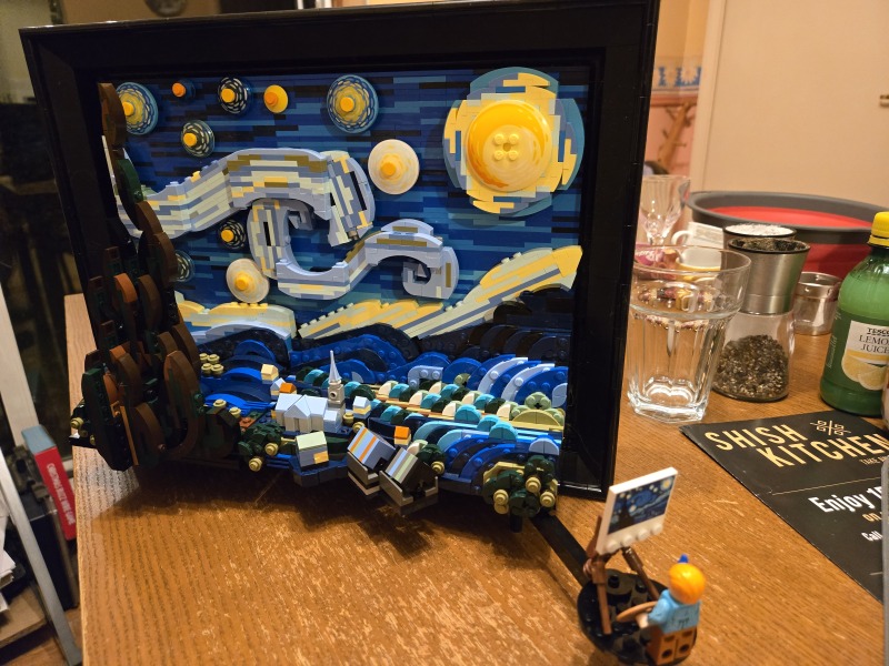 To show me your Lego collection?