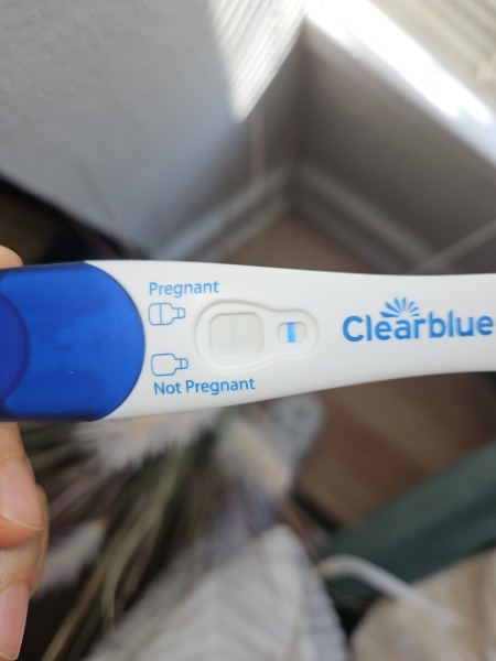 Clearblue positive or evaporation?