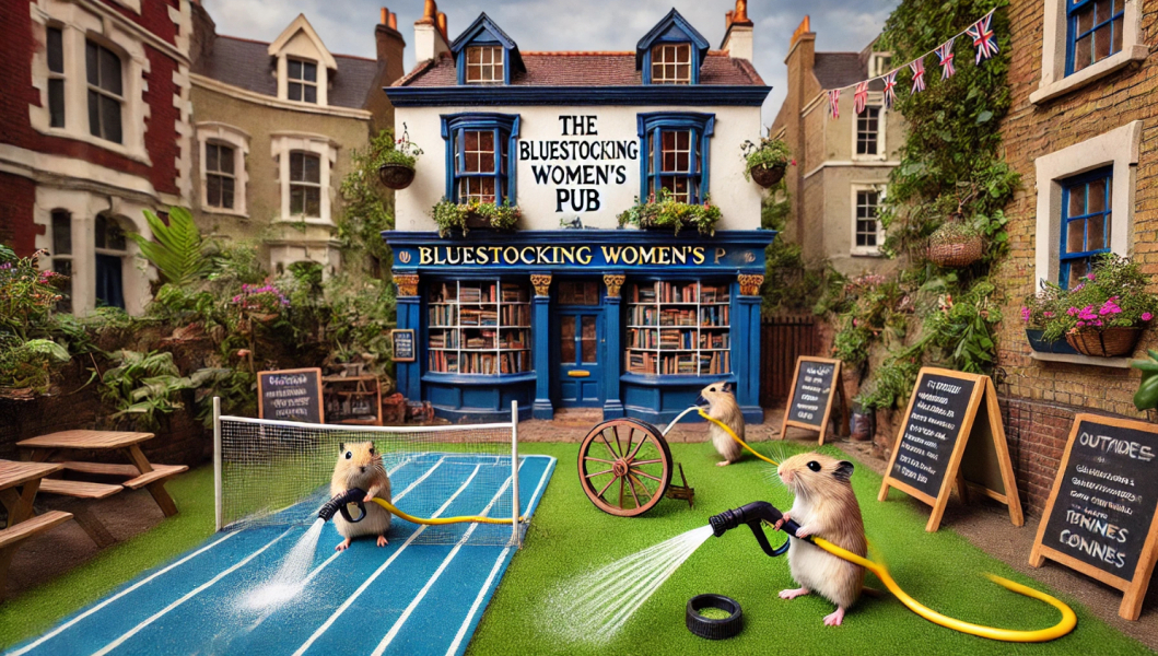 Roll up, Ladies and Gentlecreatures, the Bluestocking has been redecorated