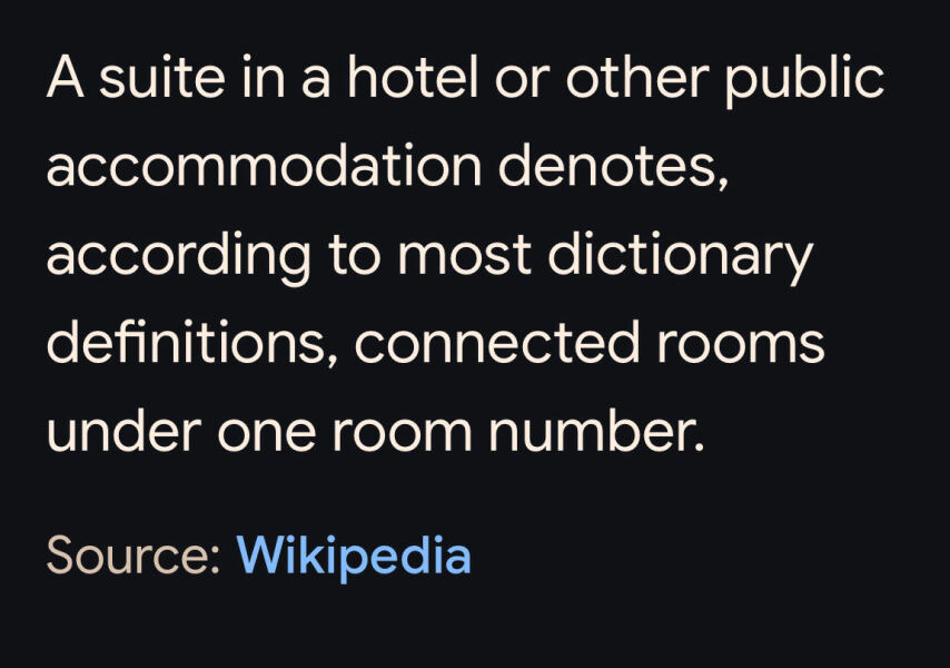 Aging child down to get a hotel room together