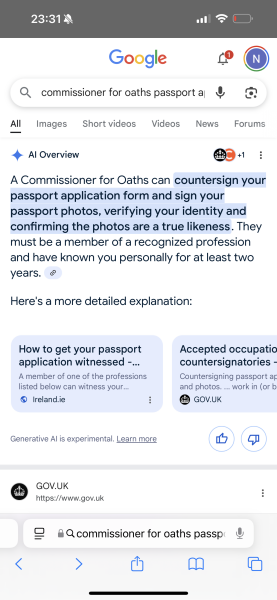 Don’t have anyone to sign passport