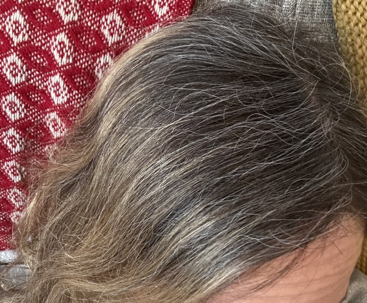 Getting rid of greys on highlighted hair - advice on home dye please!